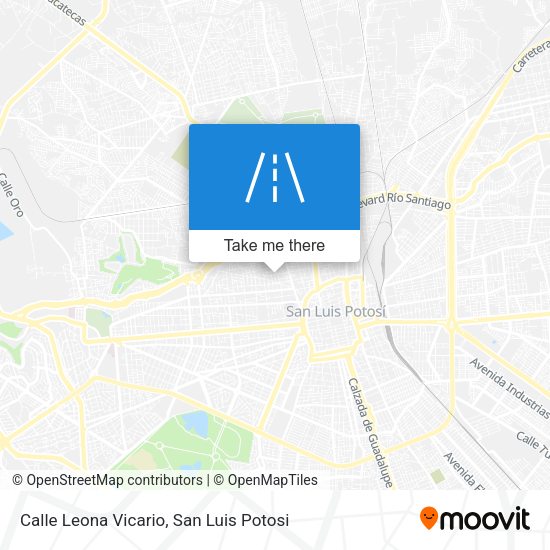 Mapa de Calle Leona Vicario