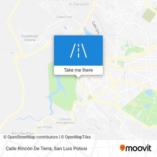 Mapa de Calle Rincón De Terra