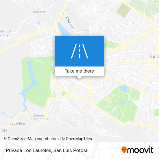 Privada Los Laureles map