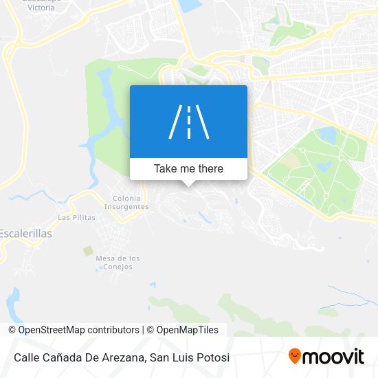 Calle Cañada De Arezana map