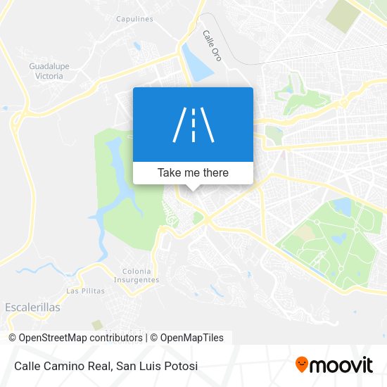 Calle Camino Real map