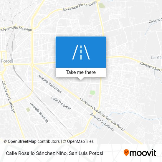 Mapa de Calle Rosalío Sánchez Niño