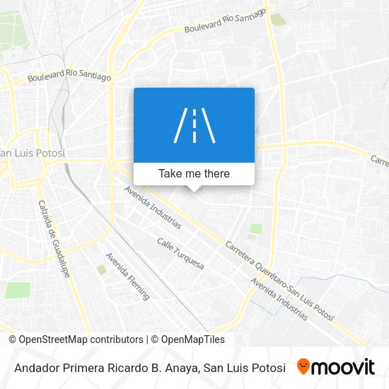 Mapa de Andador Primera Ricardo B. Anaya