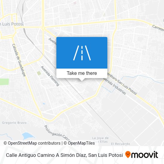 Calle Antiguo Camino A Simón Díaz map