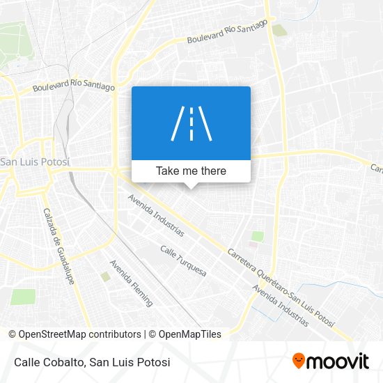 Calle Cobalto map