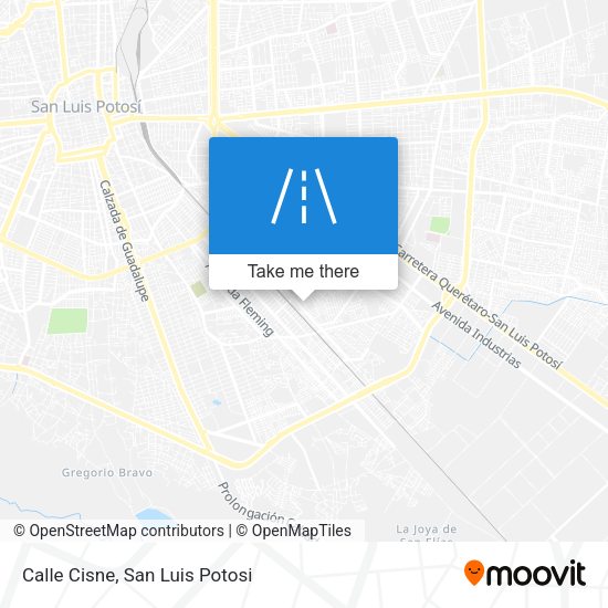 Calle Cisne map