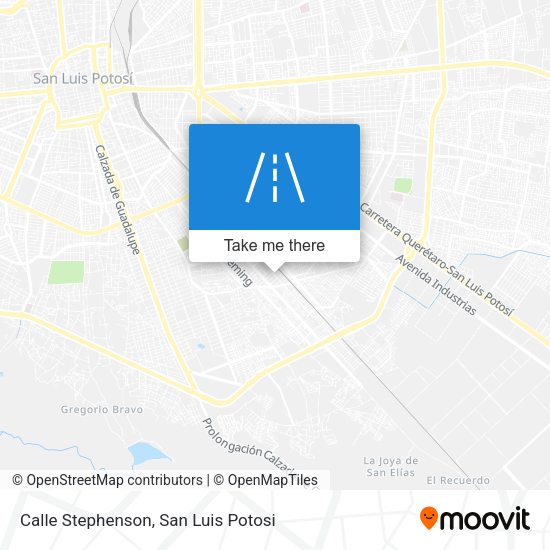 Mapa de Calle Stephenson