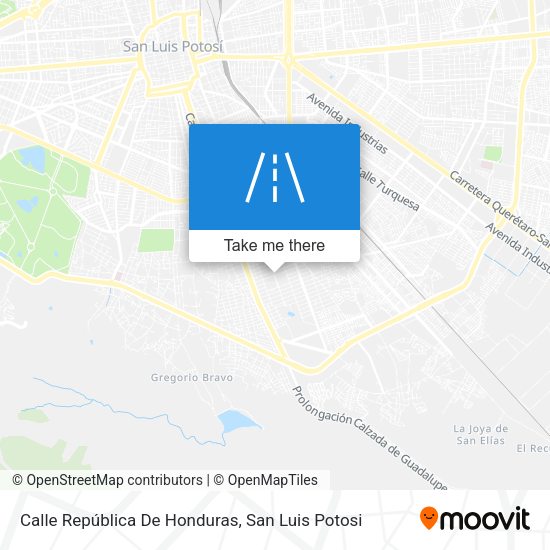 Calle República De Honduras map