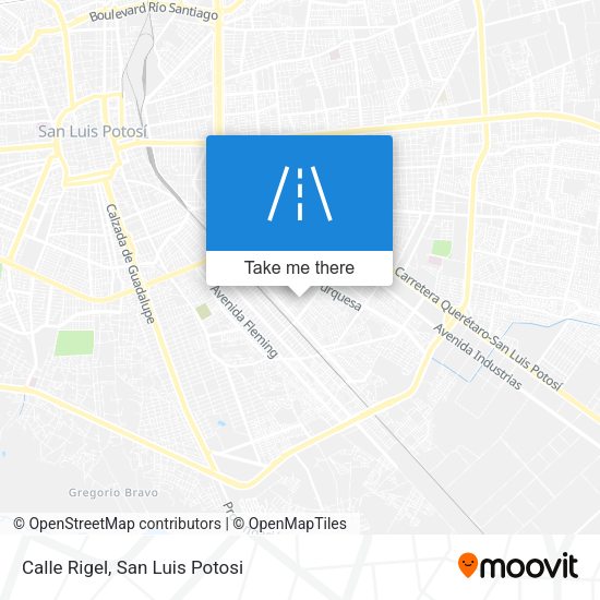 Calle Rigel map