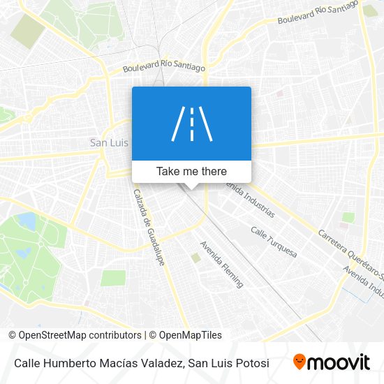 Mapa de Calle Humberto Macías Valadez