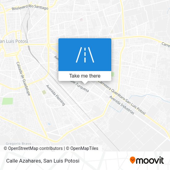 Calle Azahares map