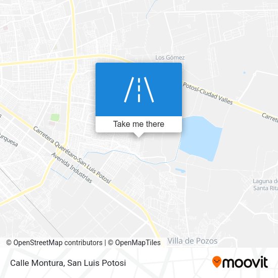 Calle Montura map
