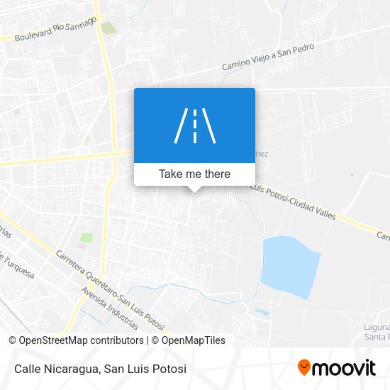 Mapa de Calle Nicaragua