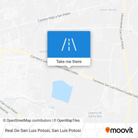 Real De San Luis Potosi map