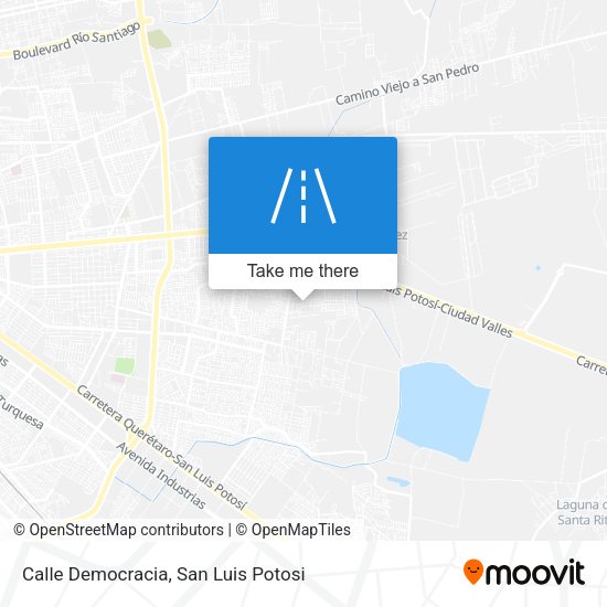 Calle Democracia map