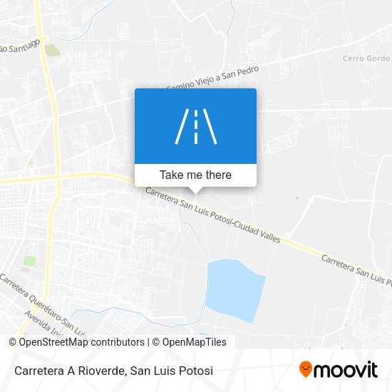 Mapa de Carretera A Rioverde