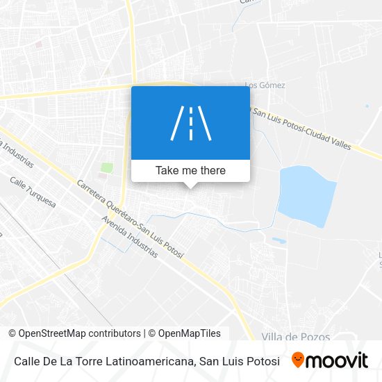 Calle De La Torre Latinoamericana map