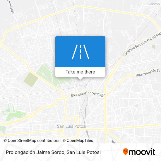 Prolongación Jaime Sordo map