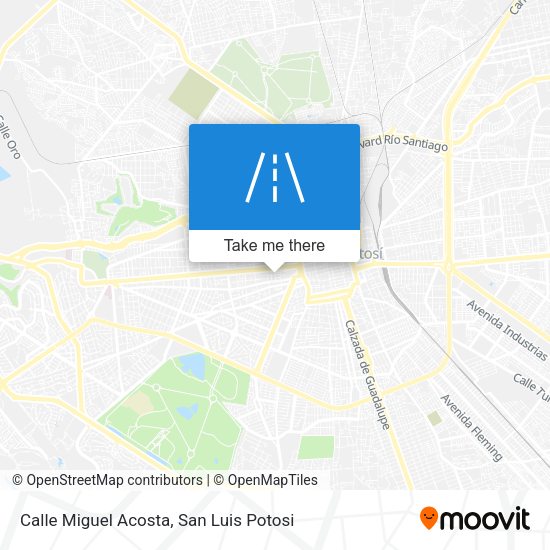 Calle Miguel Acosta map