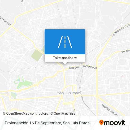Prolongación 16 De Septiembre map