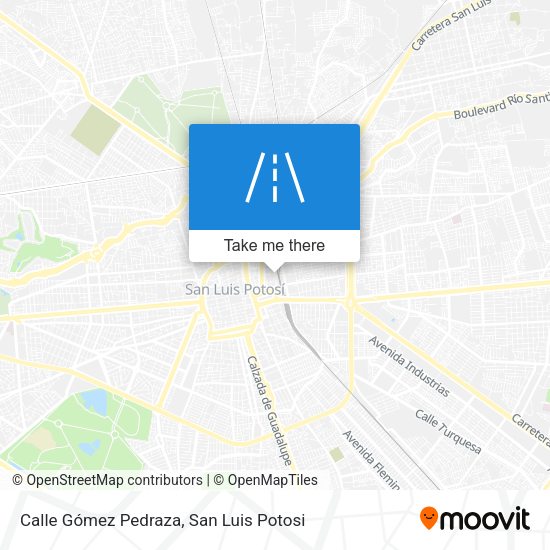 Calle Gómez Pedraza map