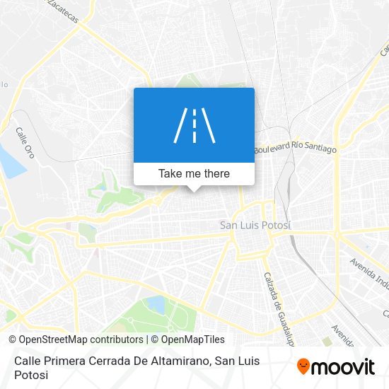 Calle Primera Cerrada De Altamirano map
