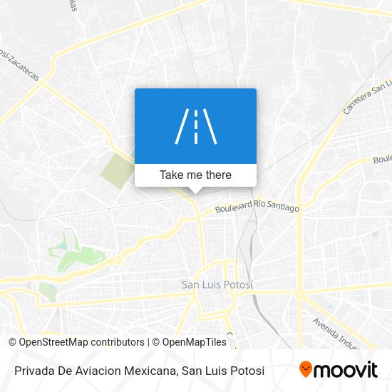 Privada De Aviacion Mexicana map