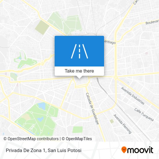 Privada De Zona 1 map