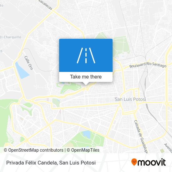 Mapa de Privada Félix Candela