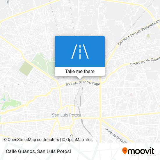 Calle Guanos map