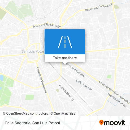Calle Sagitario map