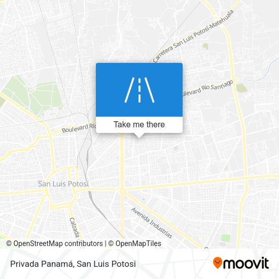 Privada Panamá map