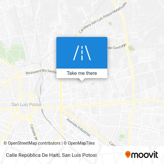Calle República De Haití map