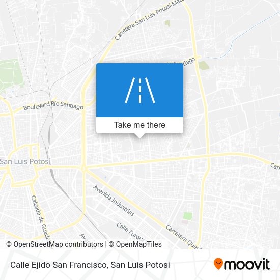 Calle Ejido San Francisco map