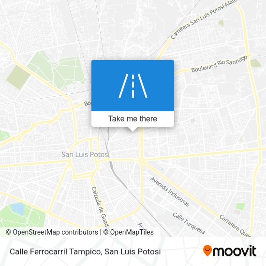 Mapa de Calle Ferrocarril Tampico