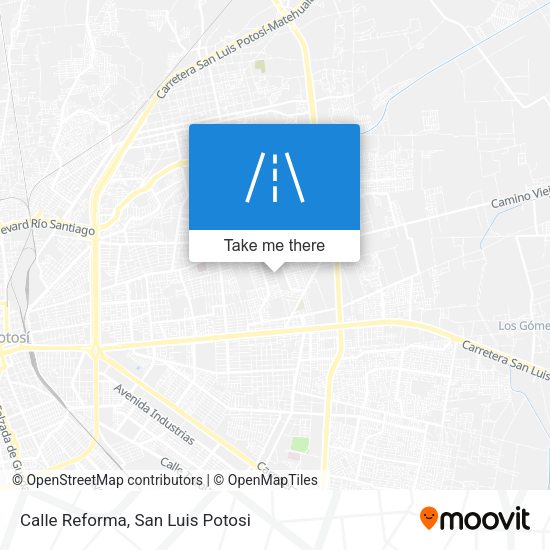 Mapa de Calle Reforma