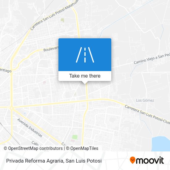 Privada Reforma Agraria map