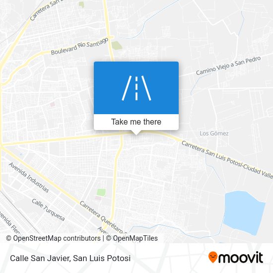 Mapa de Calle San Javier