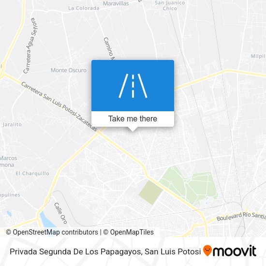 Privada Segunda De Los Papagayos map