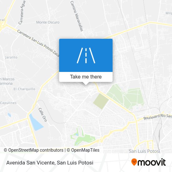 Avenida San Vicente map