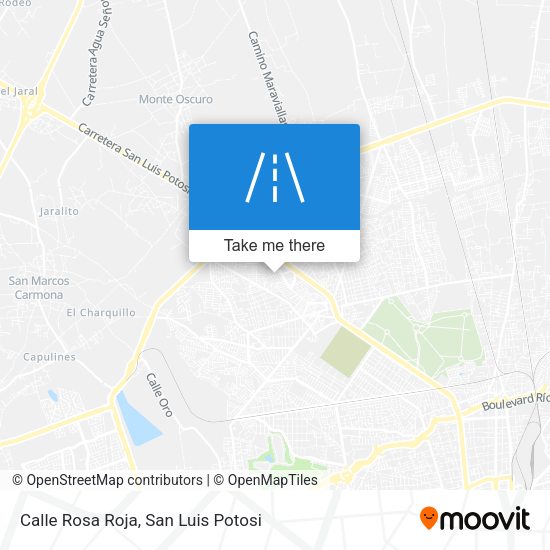 Mapa de Calle Rosa Roja