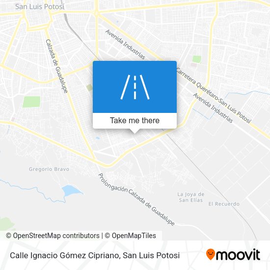 Calle Ignacio Gómez Cipriano map