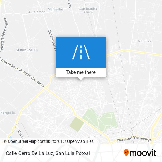 Calle Cerro De La Luz map