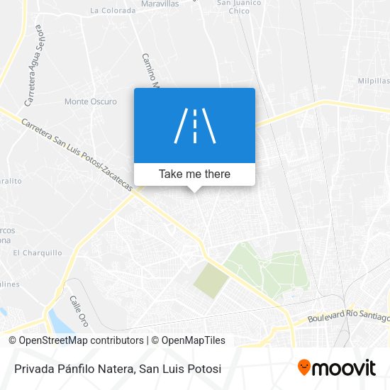 Mapa de Privada Pánfilo Natera