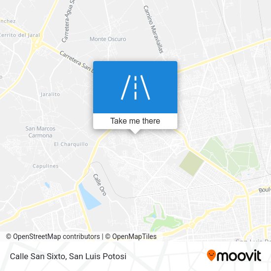 Calle San Sixto map