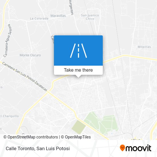 Mapa de Calle Toronto
