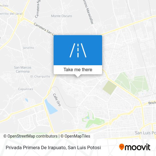 Mapa de Privada Primera De Irapuato