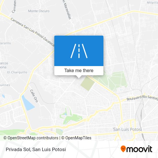 Privada Sol map