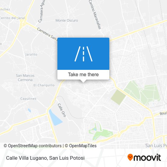 Mapa de Calle Villa Lugano