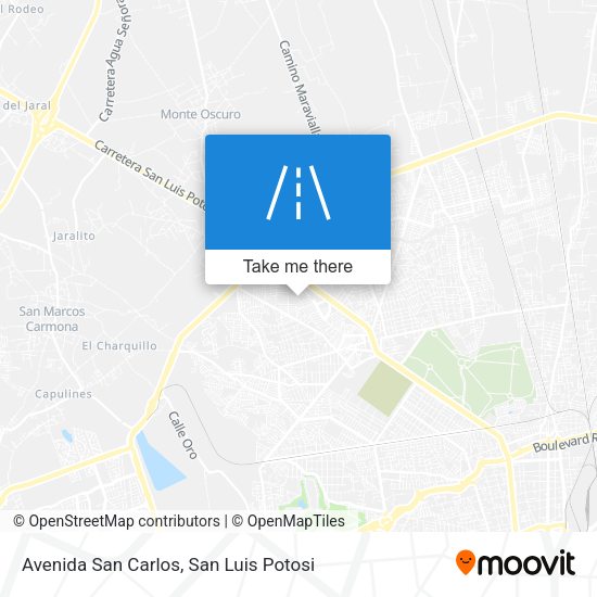 Avenida San Carlos map